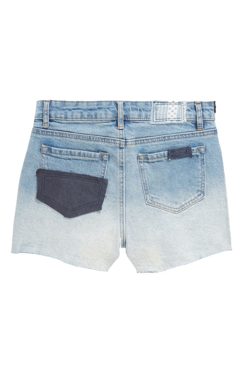 Tractr Kids' Patch Denim Shorts, Alternate, color, 