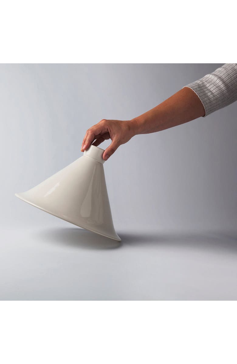 BergHOFF Ron 11.5" Stoneware Tajine Cover, Alternate, color, White