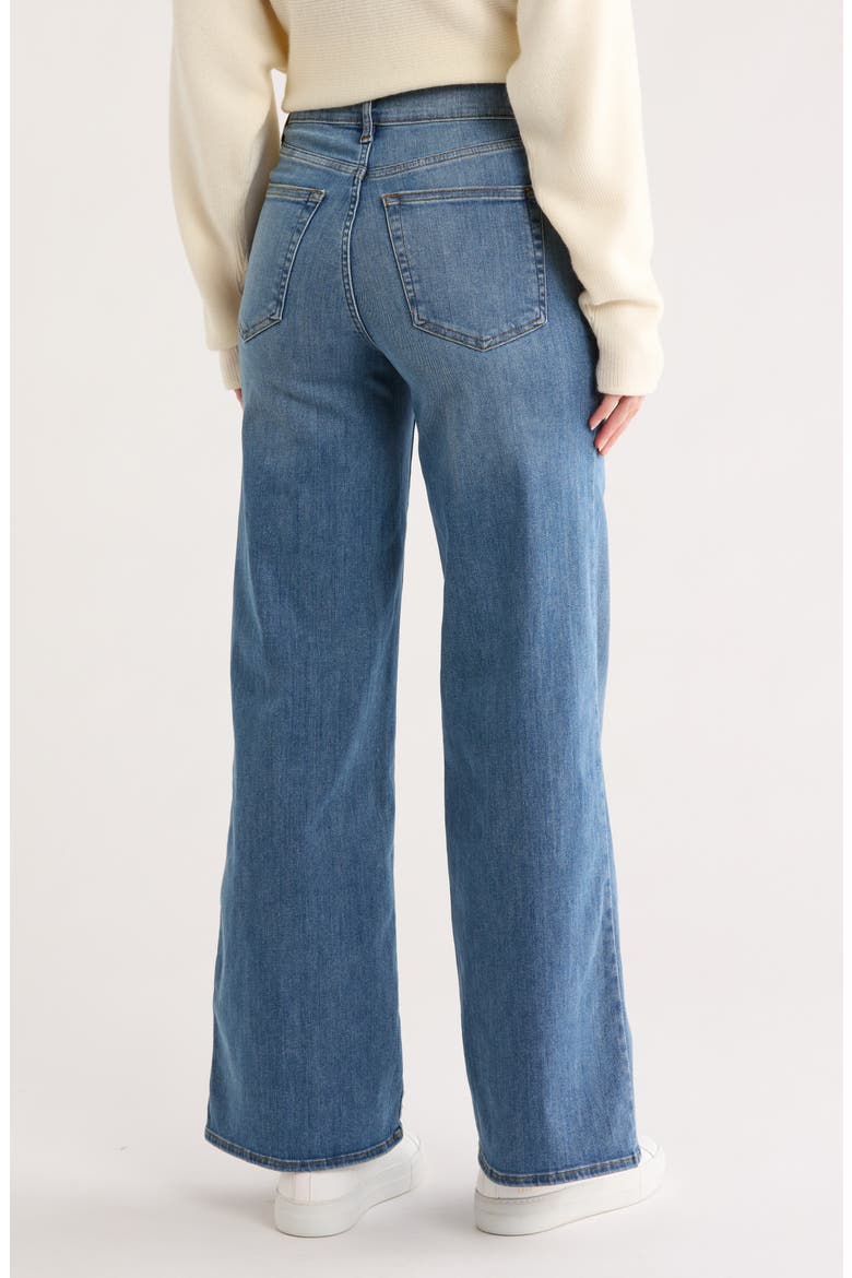 Le Slim Palazzo High Waist Wide Leg Jeans, Alternate, color, DISARM