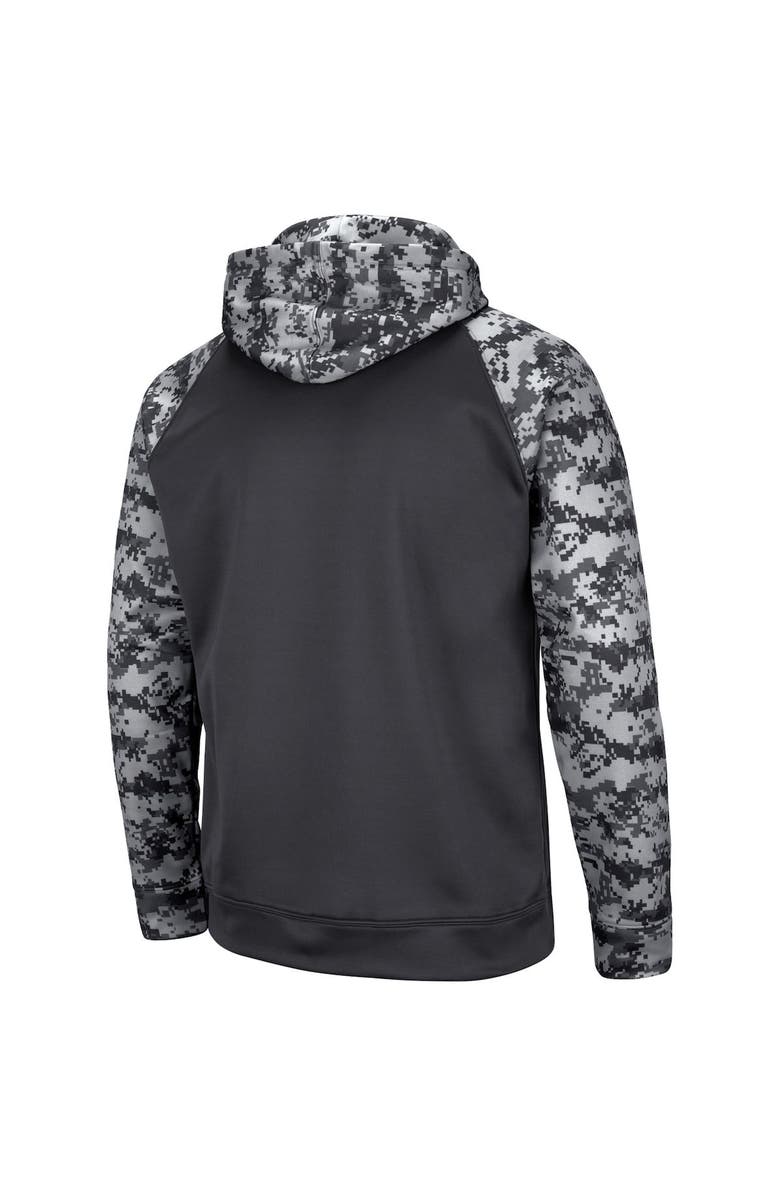 COLOSSEUM Men's Colosseum Charcoal Maryland Terrapins OHT Military Appreciation Digital Camo Pullover Hoodie, Alternate, color,