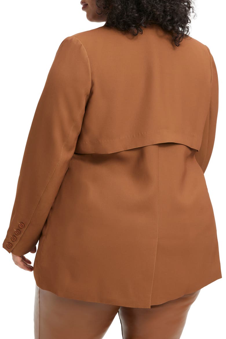 Trench Blazer, Alternate, color, BURNT CARAMEL002