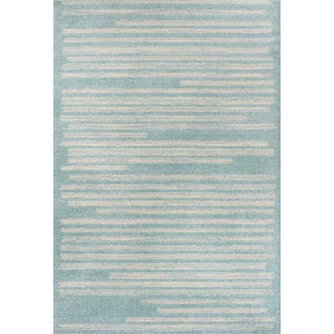 Khalil Modern Berber Stripe Area Rug