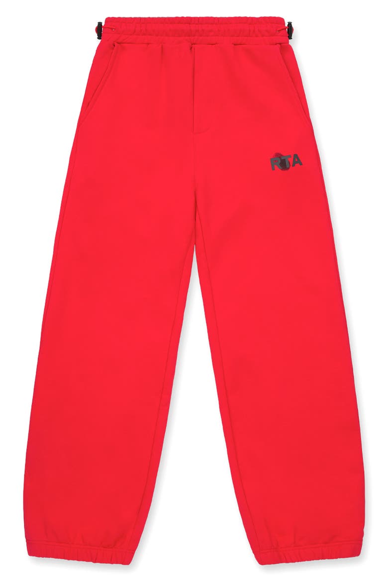 Rafa Fingerprint Logo Sweatpants, Alternate, color, RED FINGERPRINT LOGO