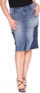 SLINK Jeans Patchwork Denim Skirt
