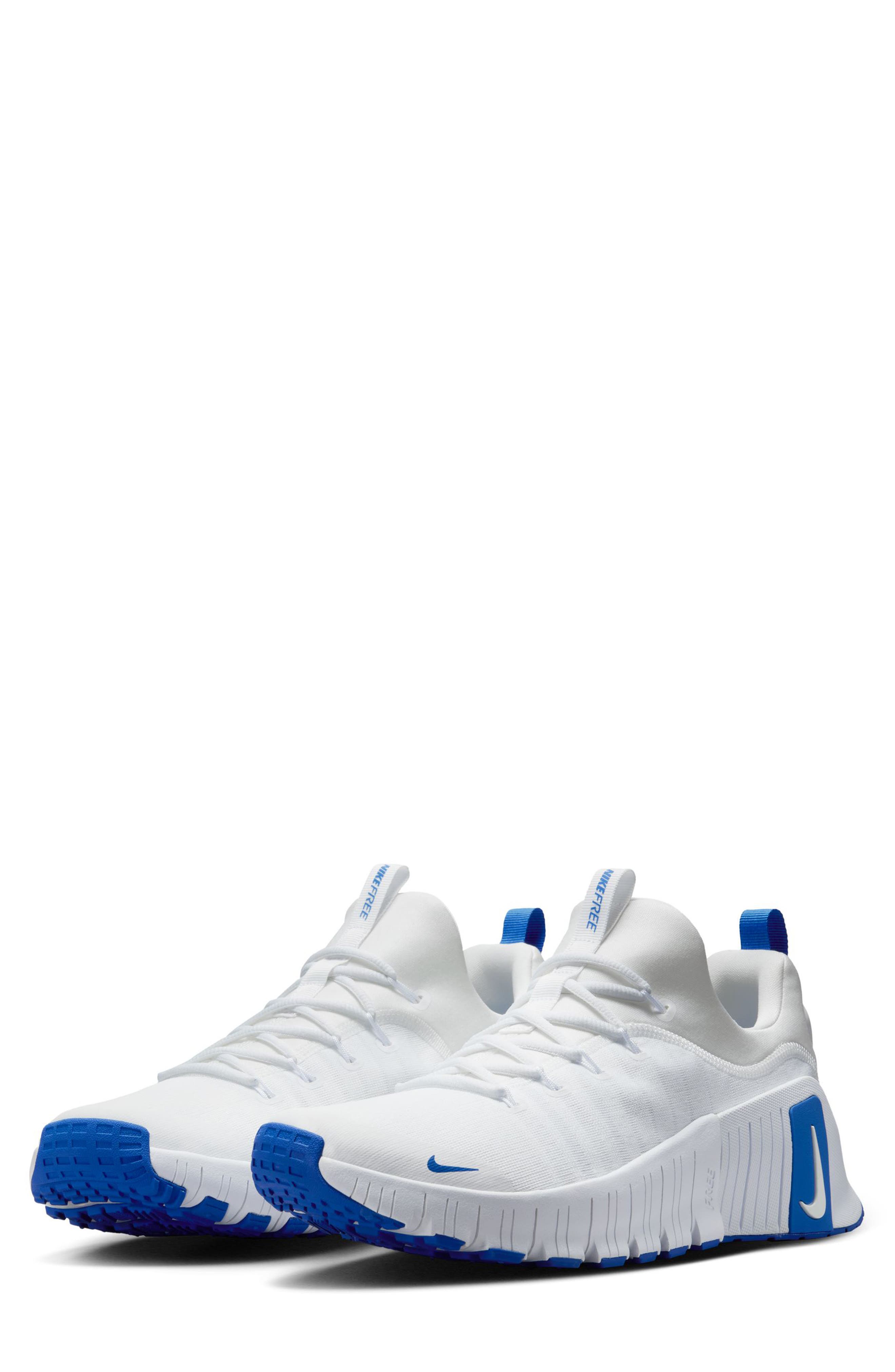 Free Metcon 6 Training Shoe, Main, color, WHITE/ GAME ROYAL/ WHITE