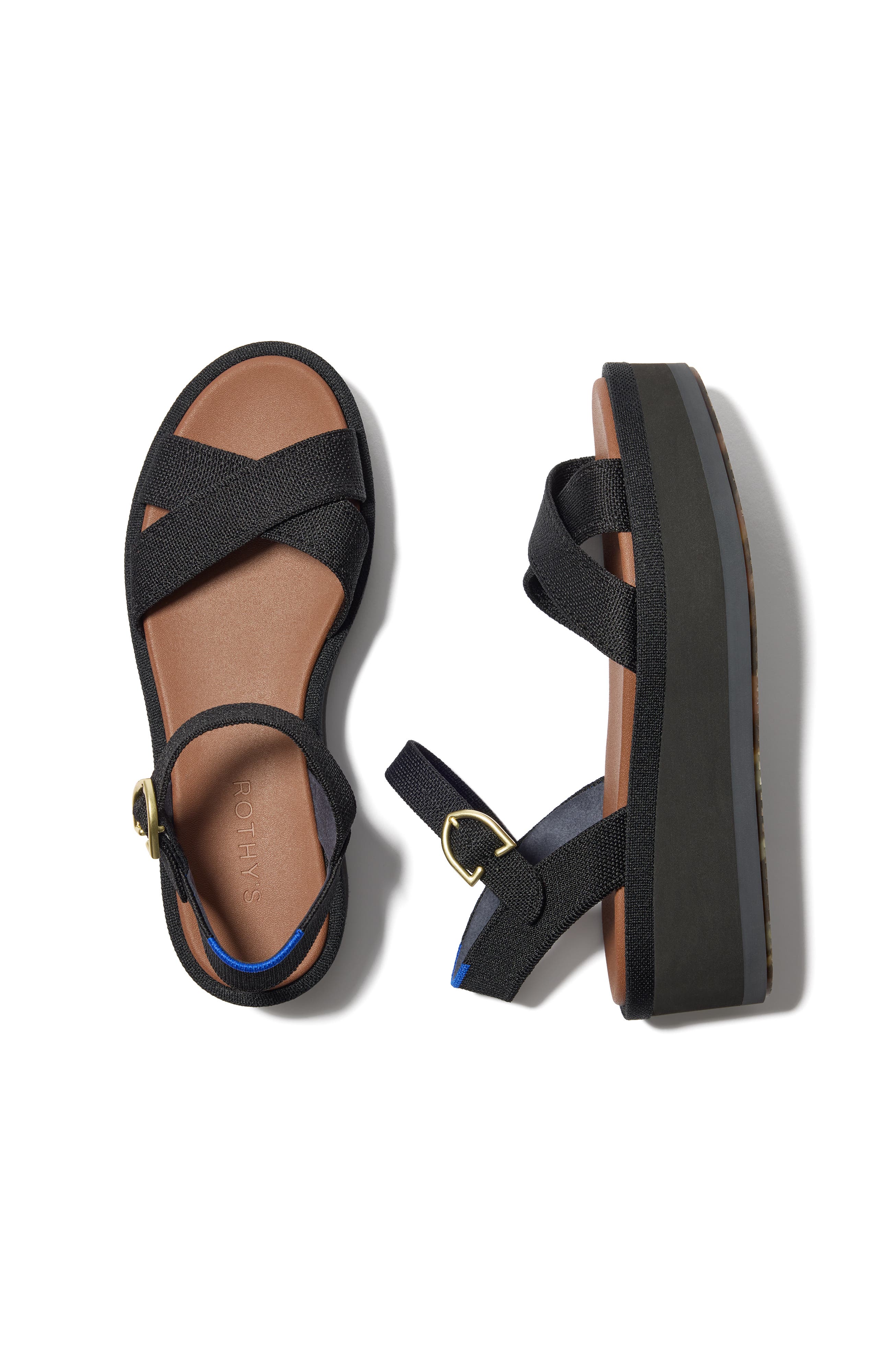 Rothy's The Criss-Cross Lightweight Wedge, Main, color, 