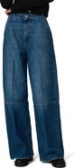 Joe's The Harlowe Seamed High Waist Wide Leg Trouser Jeans