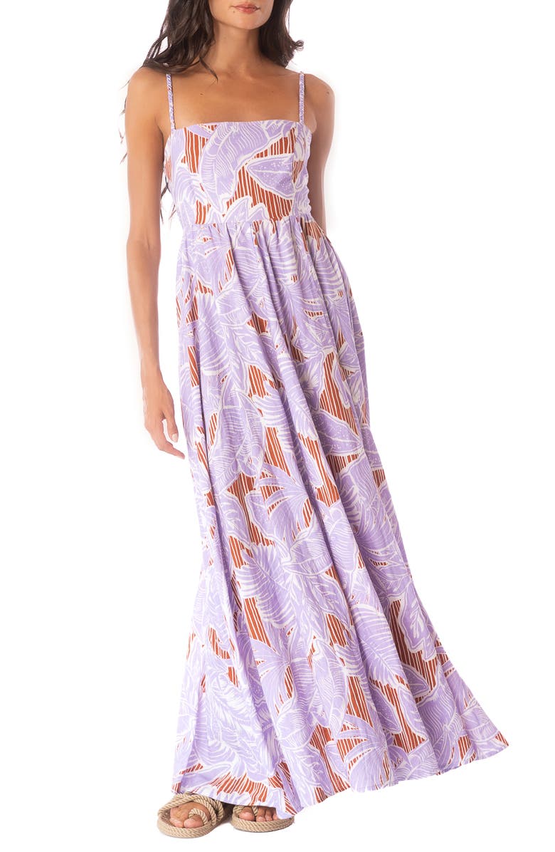 Maaji Wisteria Bloom Ela Cover-Up Dress, Main, color, 