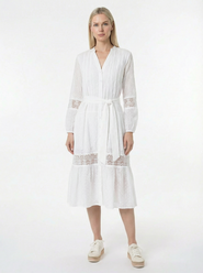 AREA STARS Eyelet Border Dress