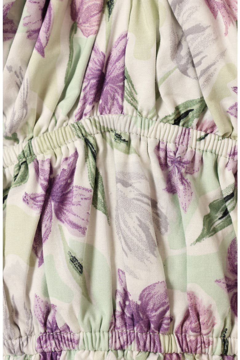 Tenaya Floral Puff Sleeve Minidress, Alternate, color, LAVENDER
