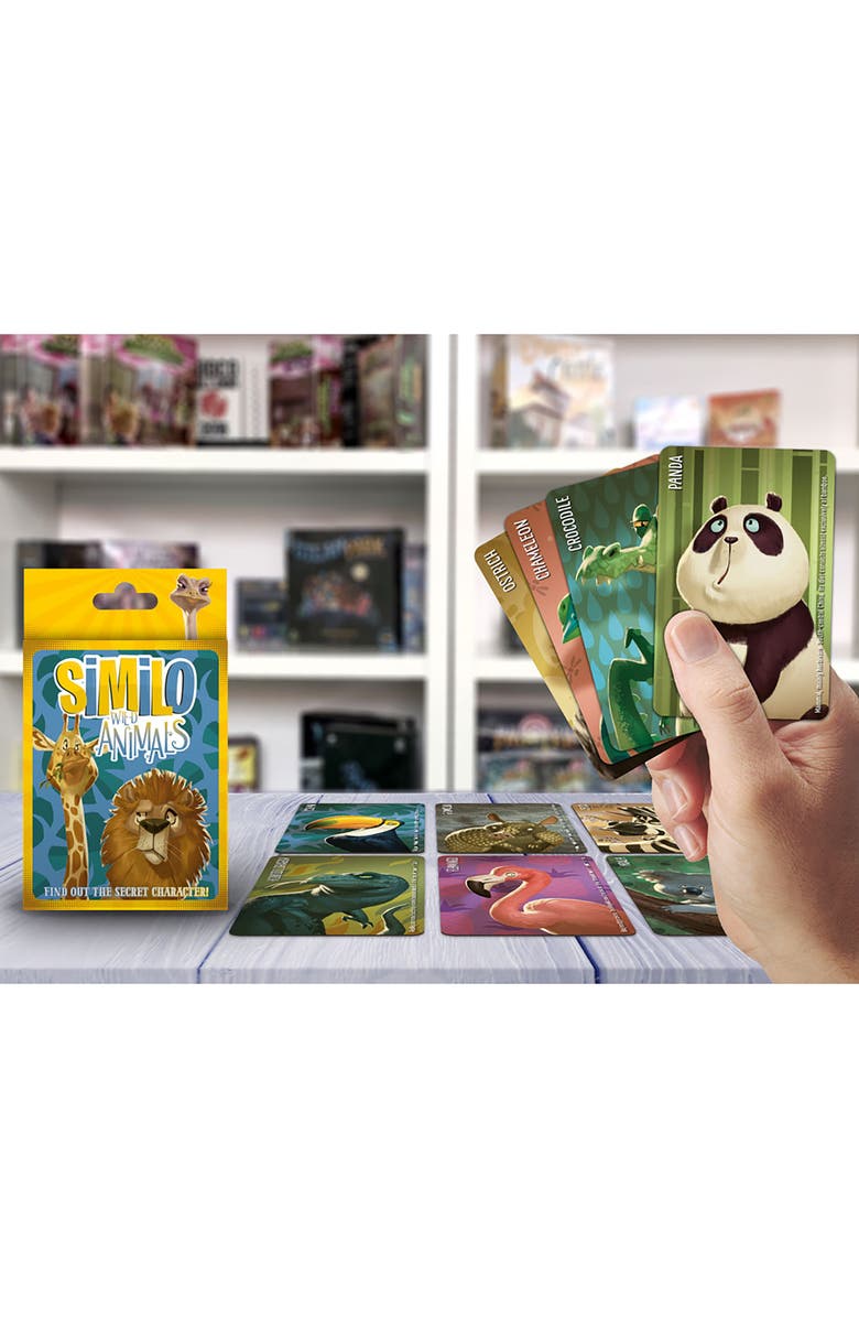 Horrible Guild Similo Wild Animals Cooperative Deduction Card Game 7+, Alternate, color, Multicolored