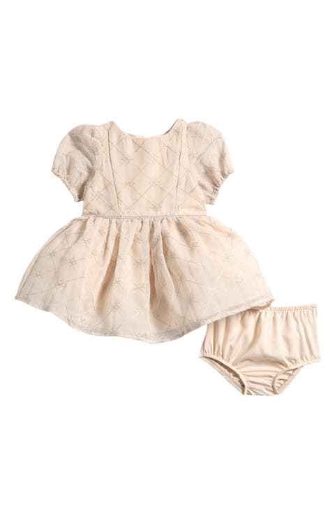 Shae Sparkle Embroidered Dress with Bloomers