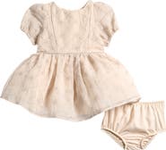 Pippa & Julie Shae Sparkle Embroidered Dress with Bloomers