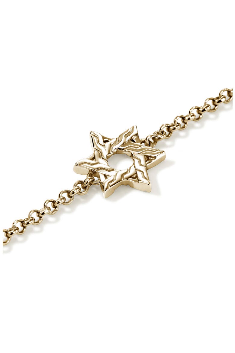 JH Essentials Star of David Bracelet, Alternate, color, GOLD