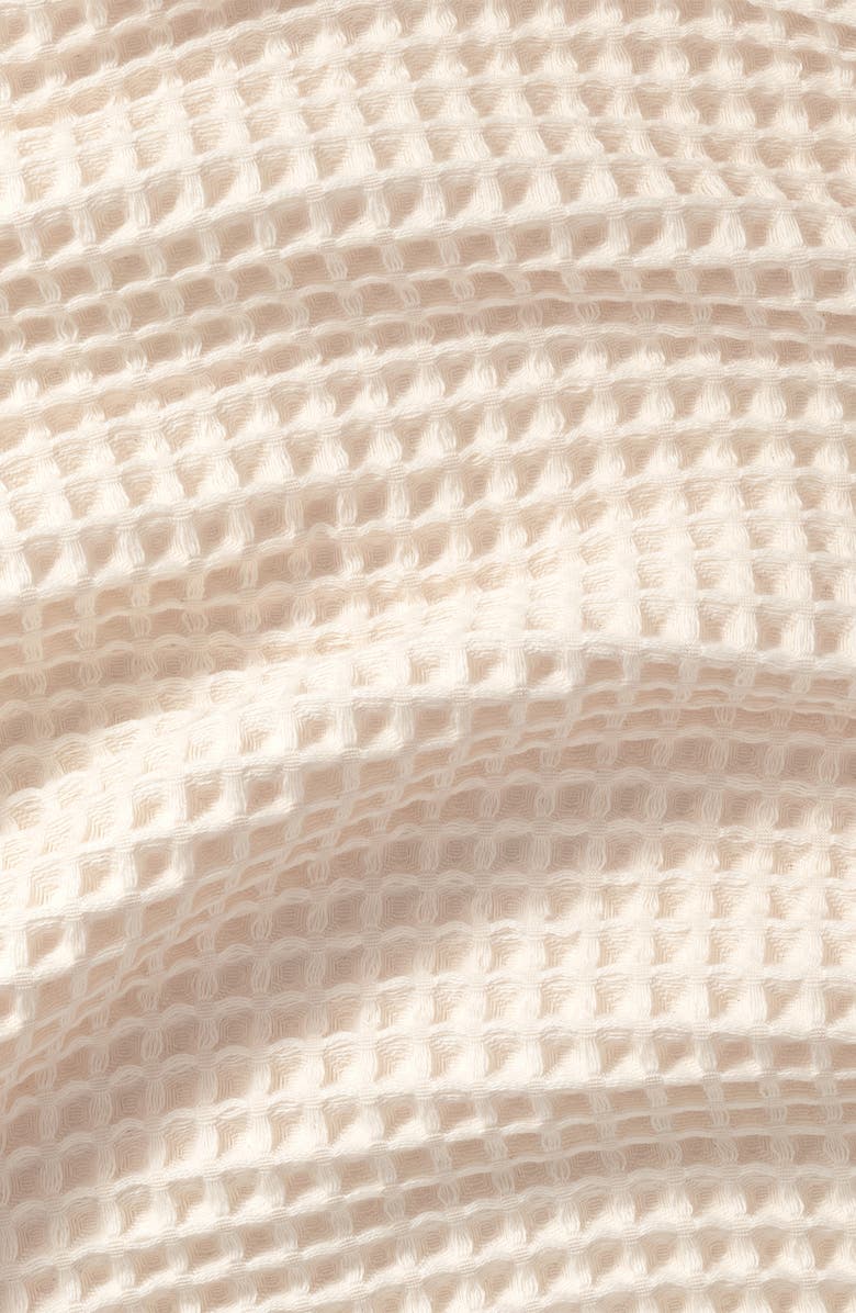 DKNY Pure Set of 4 Pure Yarn Dyed Cotton Waffle Washcloths, Alternate, color, Natural