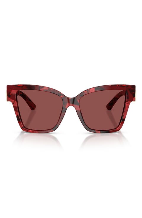 54mm Gradient Square Sunglasses