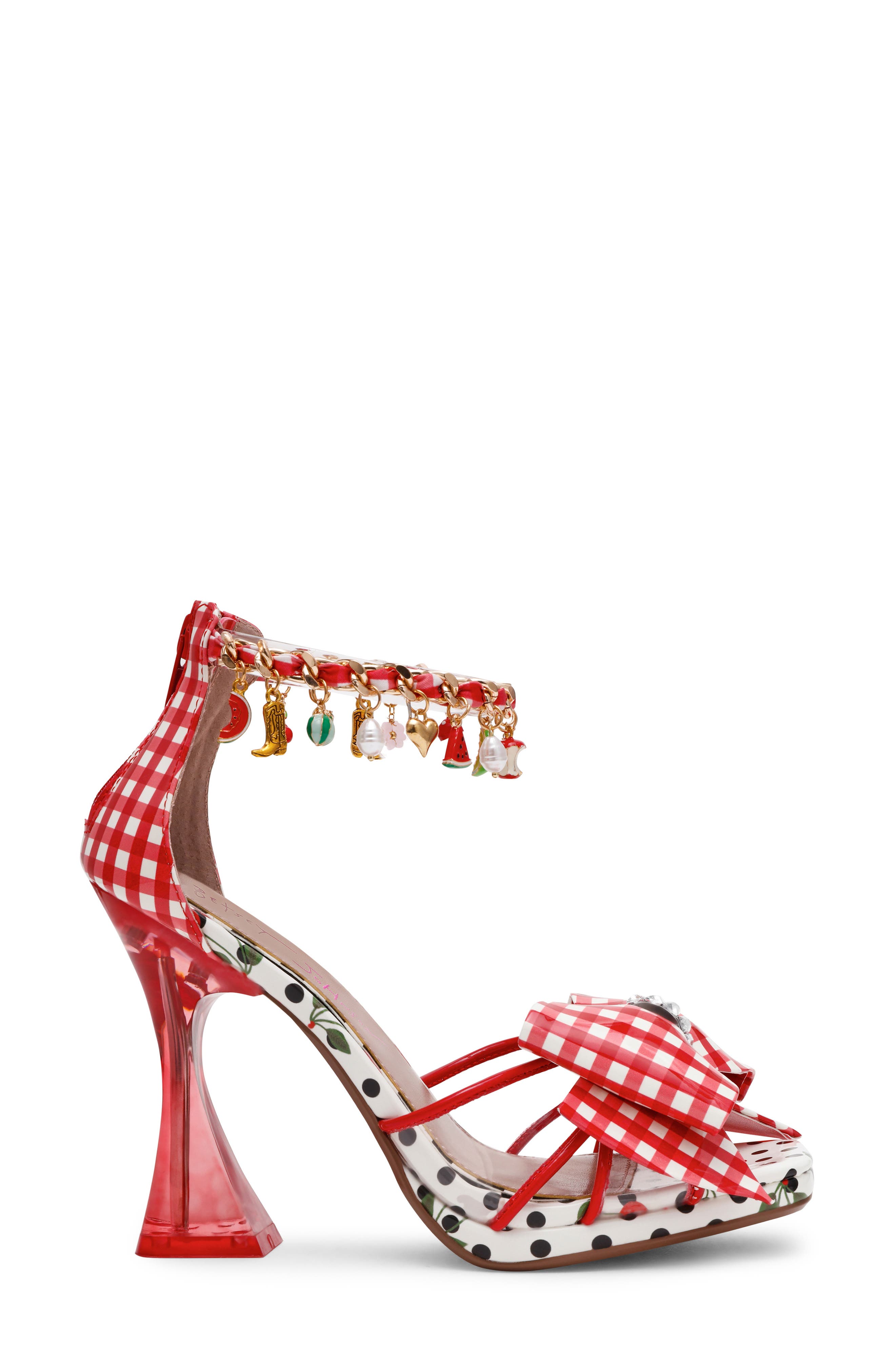 Betsey Johnson Margret Ankle Strap Sandal, Alternate, color, 