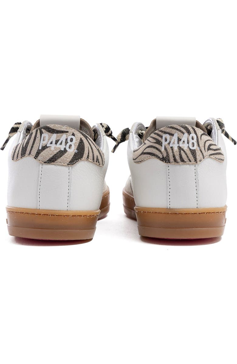 P448 John Sneaker, Alternate, color, Zebra White