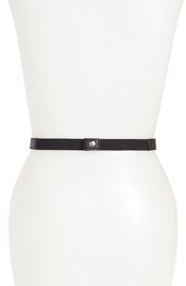 Nordstrom Faceted Crystal Stretch Belt, Alternate, color, 