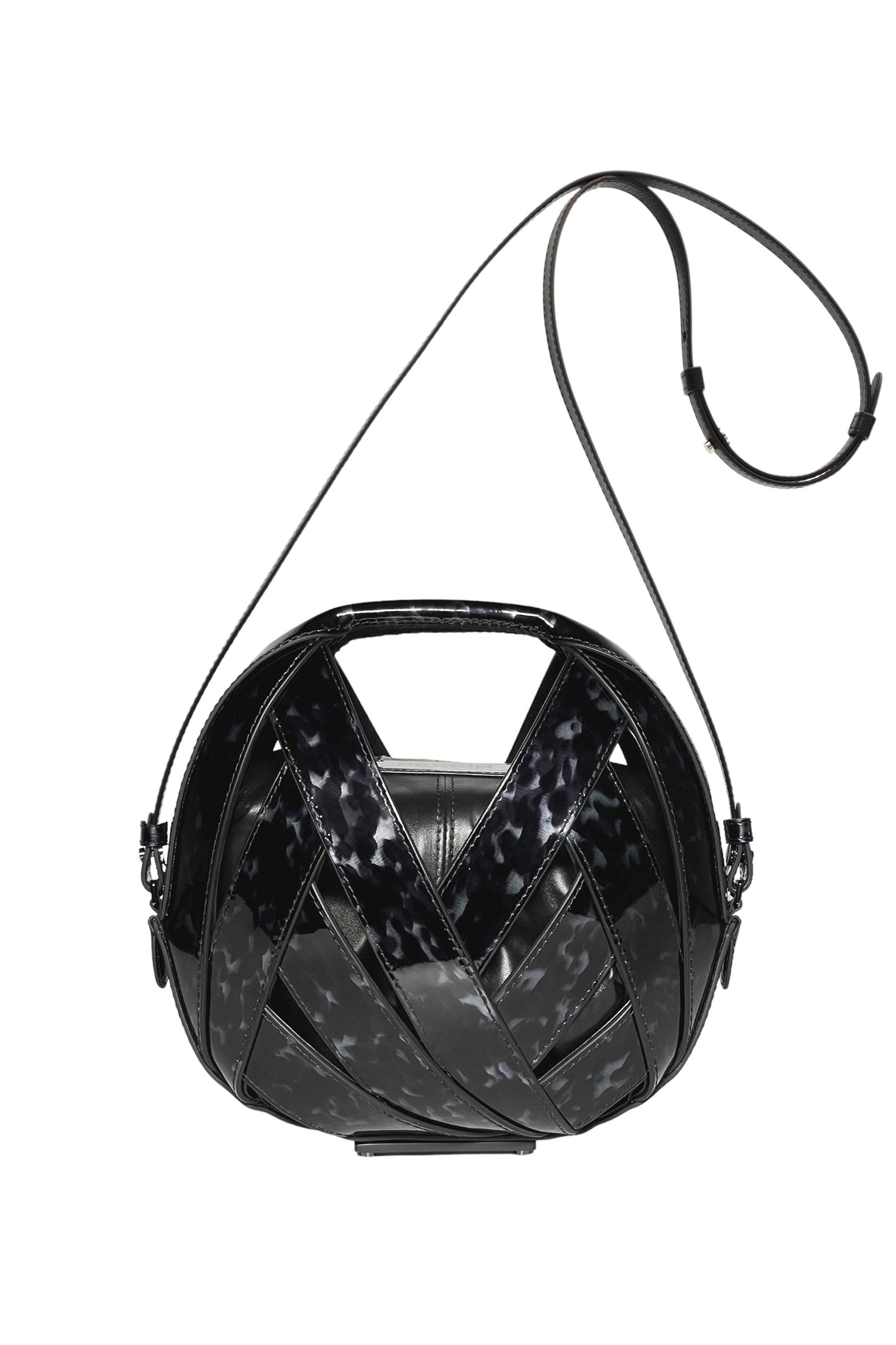 PERRIN PARIS LE PETIT PANIER XBODY BAG, Main, color, Ecaille Black