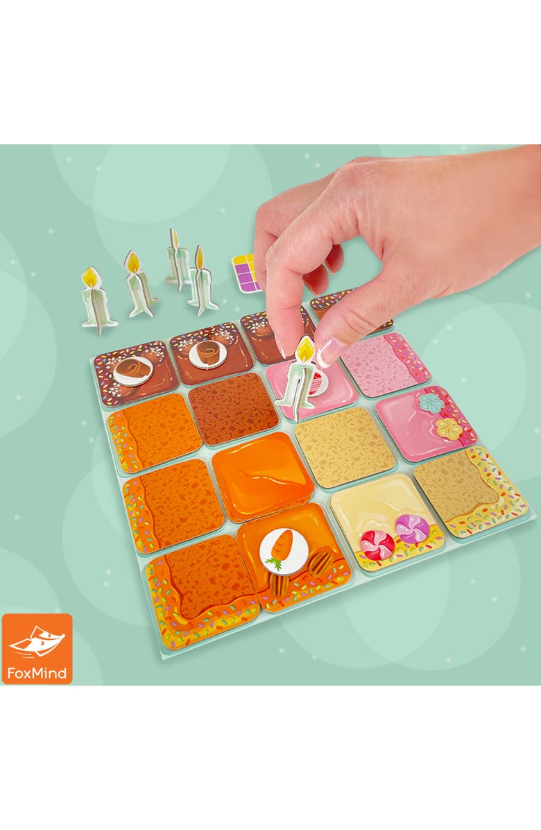 FoxMind Games Icing On The Cake Family Food Themed Tile Laying Strategy Game, Alternate, color, Multicolored