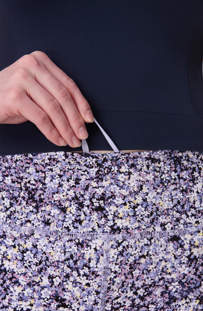 Sweaty Betty Power 6" Bike Shorts, Alternate, color, Purple Meadow Print