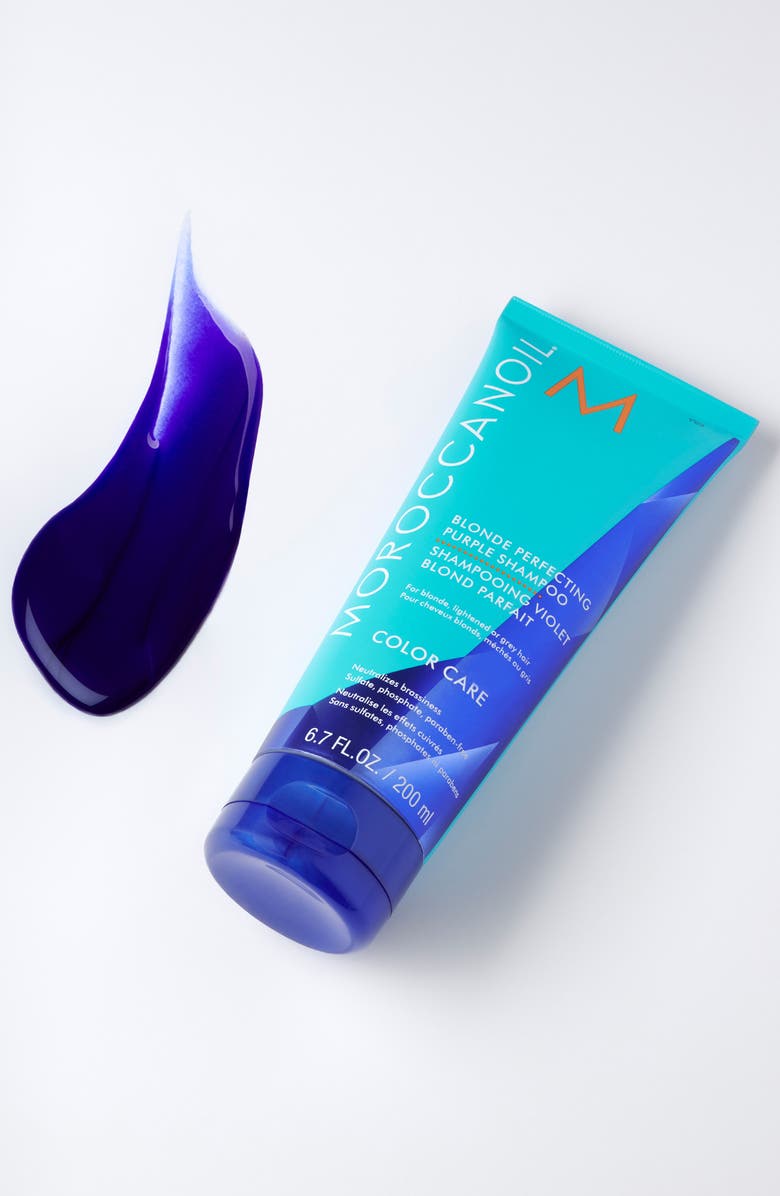 MOROCCANOIL<sup>®</sup> Blonde Perfecting Purple Shampoo, Alternate, color,