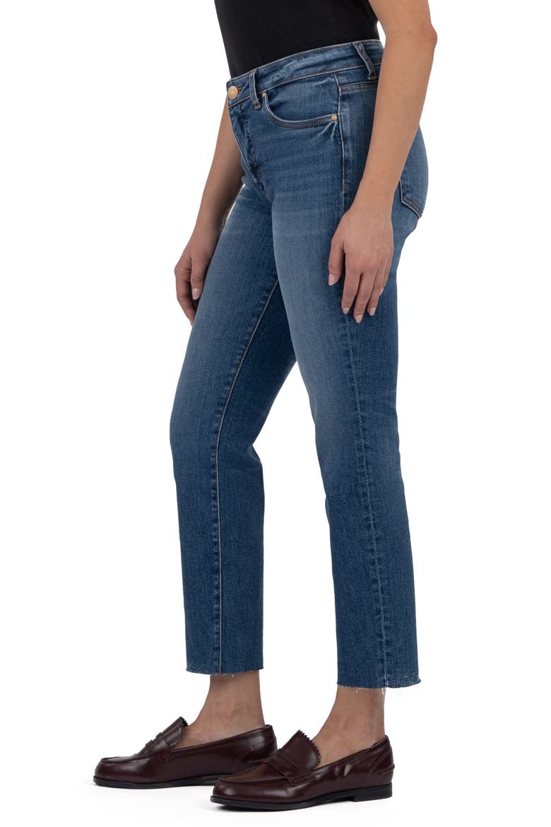 Rachael High Waist Straight Leg Jeans, Alternate, color, PEERLESS