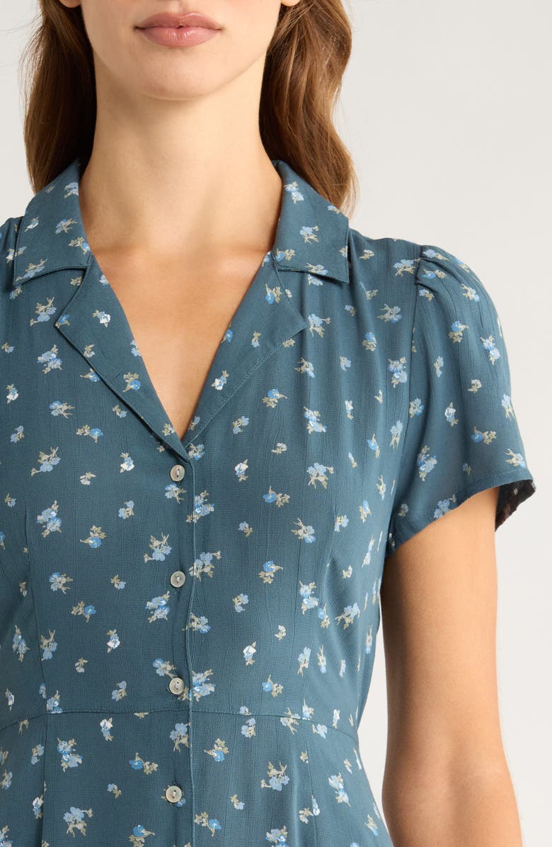 Lucky Brand Front Button Midi Dress, Alternate, color,