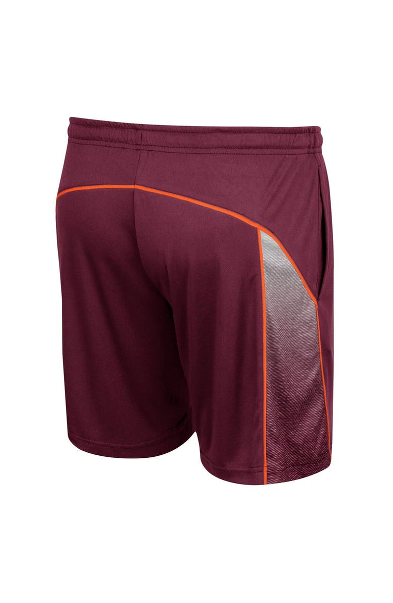COLOSSEUM Men's Colosseum Maroon Virginia Tech Hokies Laws of Physics Shorts, Alternate, color,