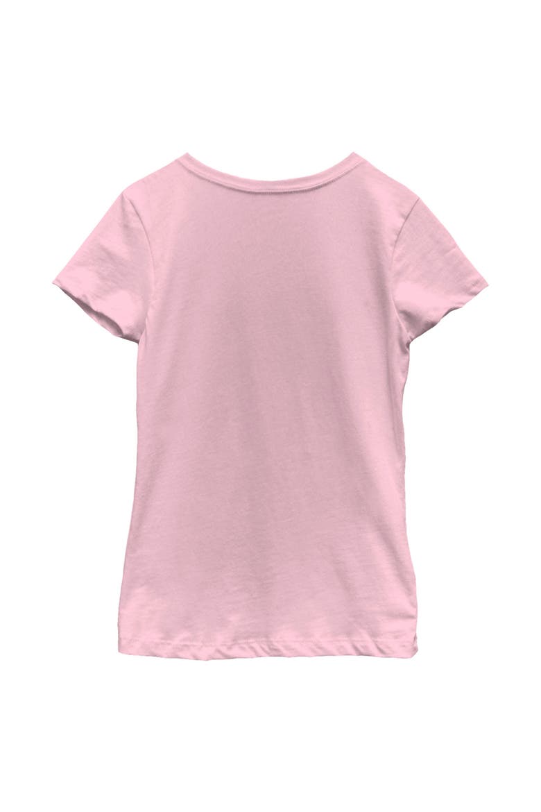 Girl's Wall-E Eve Christmas Lights  Graphic T-Shirt, Alternate, color, Light Pink