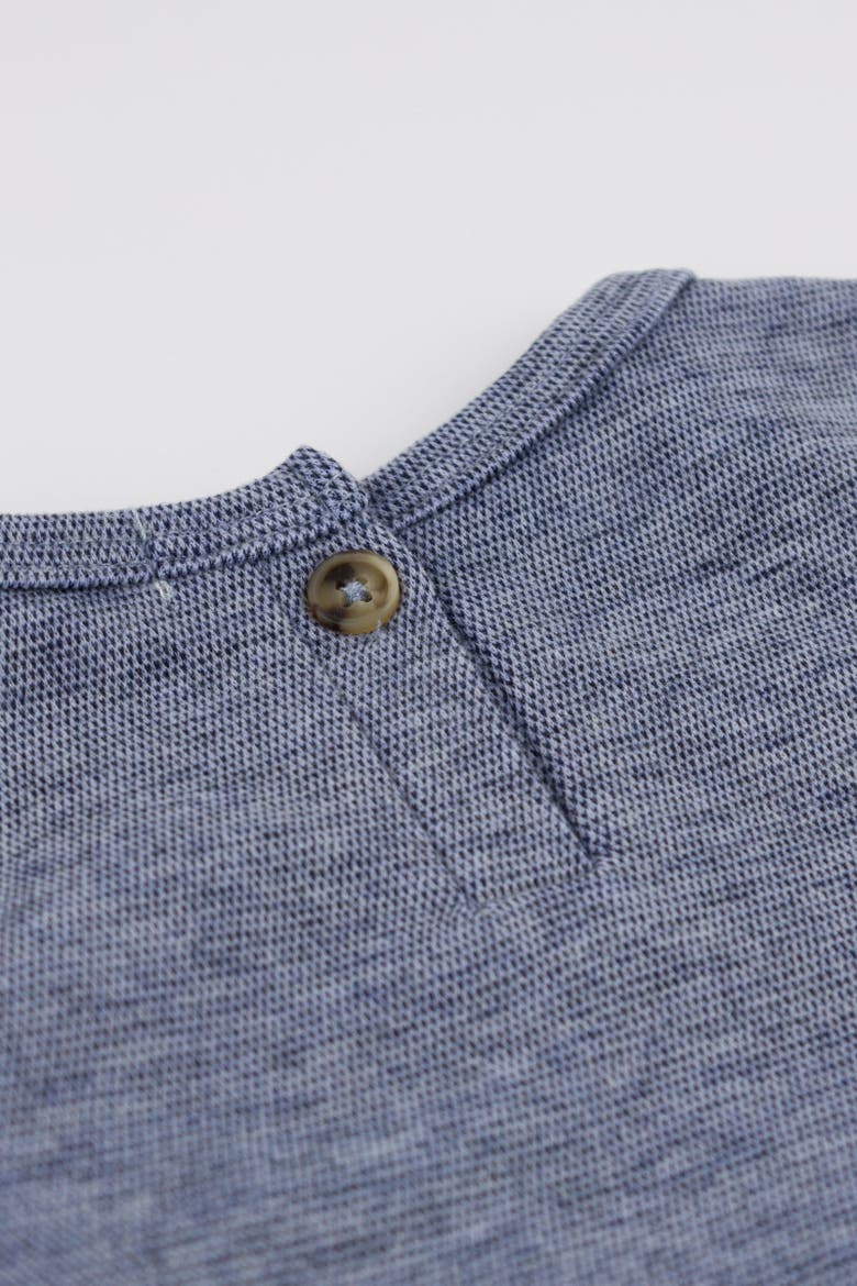 Mini Honeycomb Elbow Patch Boxy, Alternate, color, Denim