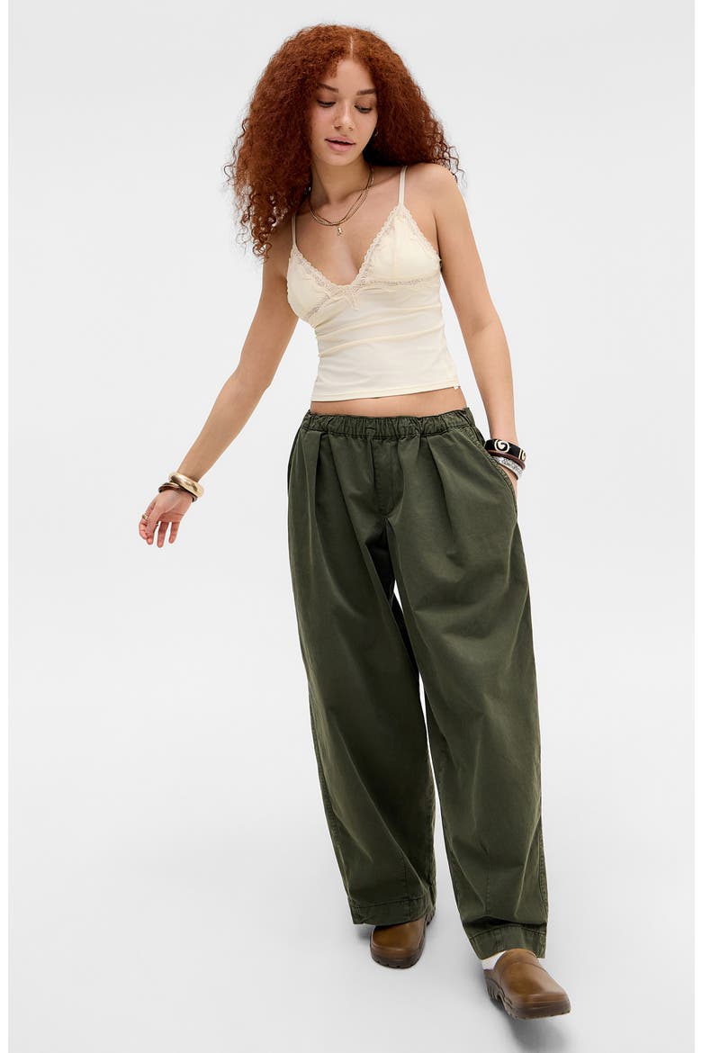 Adore Lace Trim Crop Camisole, Alternate, color, ECRU