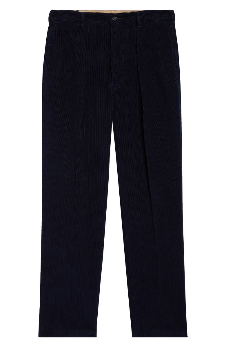 Drake's Cotton Corduroy Games Pants, Main, color, Navy