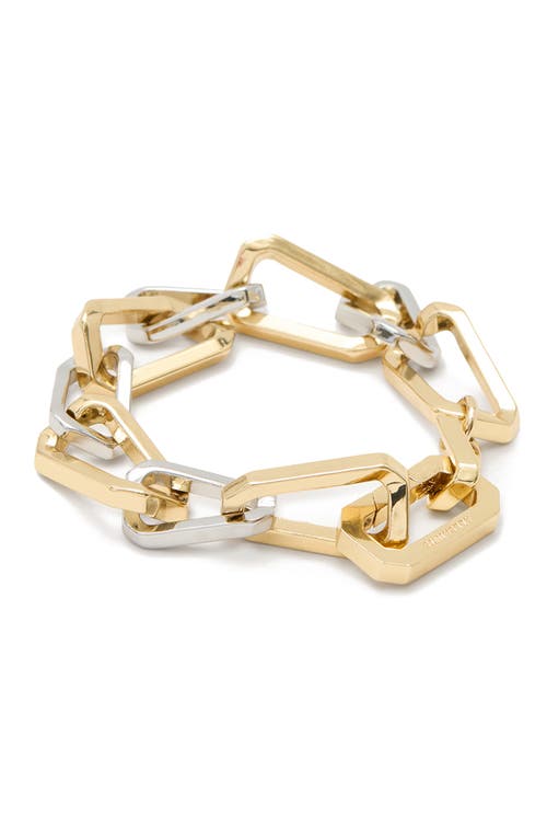 Shop Allsaints Hex Chain Bracelet In Two Tone