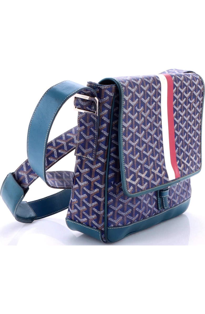Pre-Owned Goyard Grand Bleu Messenger Bag Printed Coated Canvas MM, Alternate, color,