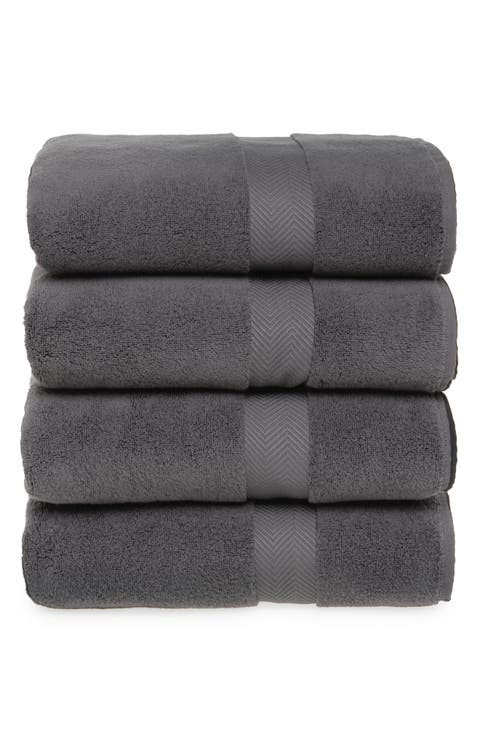 Organic Hydrocotton Set of 4 Bath Towels $140 Value