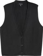 Eileen Fisher Organic Cotton Blend Sweater Vest