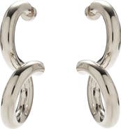 Lady Grey Whirl Drop Earrings