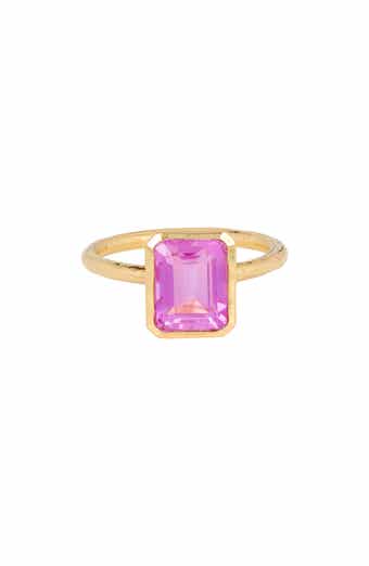 YS GEMS Kunzite Doublet Ring