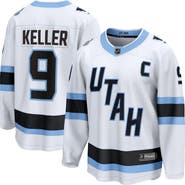 FANATICS Men's Fanatics Clayton Keller White Utah Mammoth Away Breakaway Player Jersey