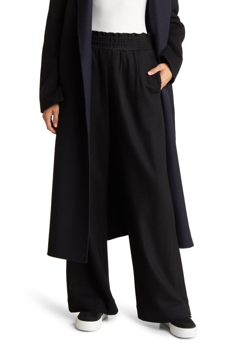 rag & bone Bailey Wool Pants, Main, color, Black
