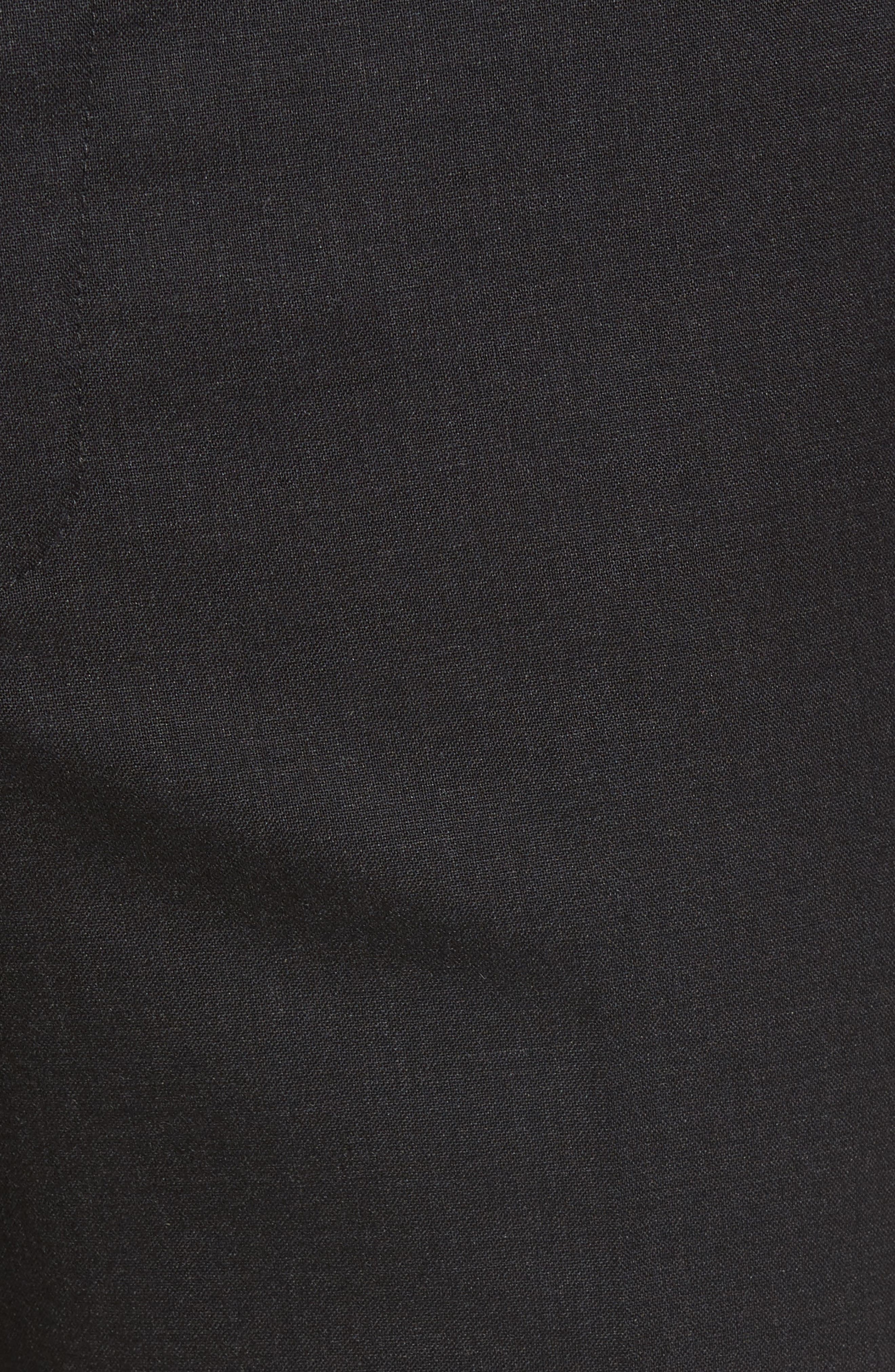 Flat Front Stretch Solid Wool Trousers - image 4