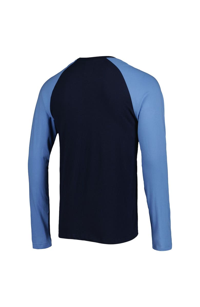 New Era Men's New Era Navy Tennessee Titans Current Raglan Long Sleeve T-Shirt, Alternate, color, Navy
