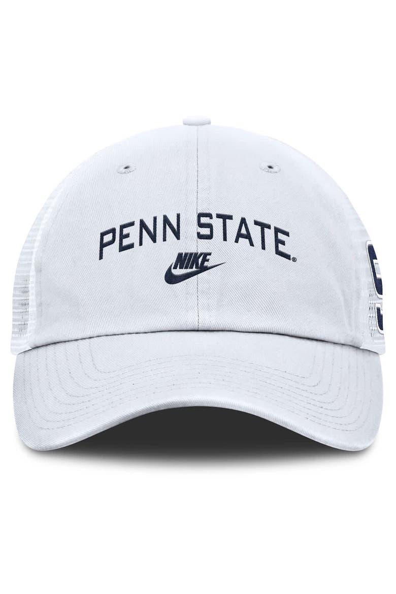 Men's Nike White Penn State Nittany Lions Club Legacy Adjustable Trucker Hat, Alternate, color, White