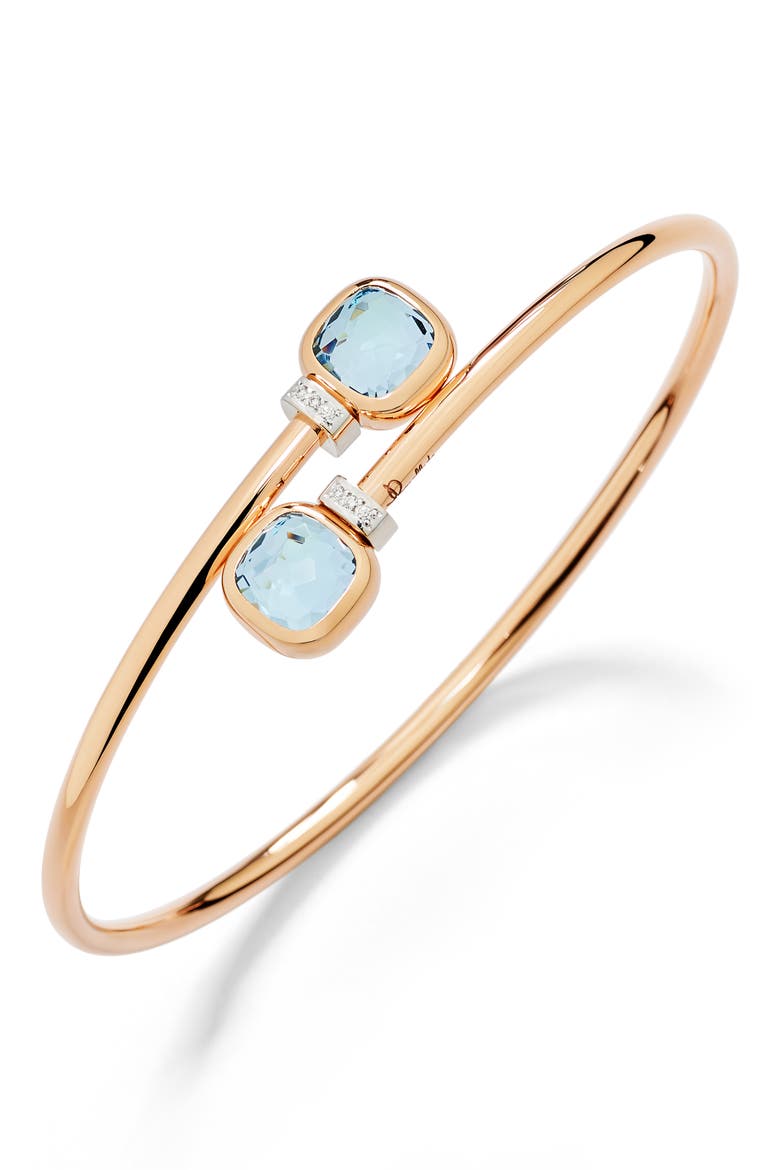 Nudo Mini Bangle, Alternate, color, SKY BLUE TOPAZ