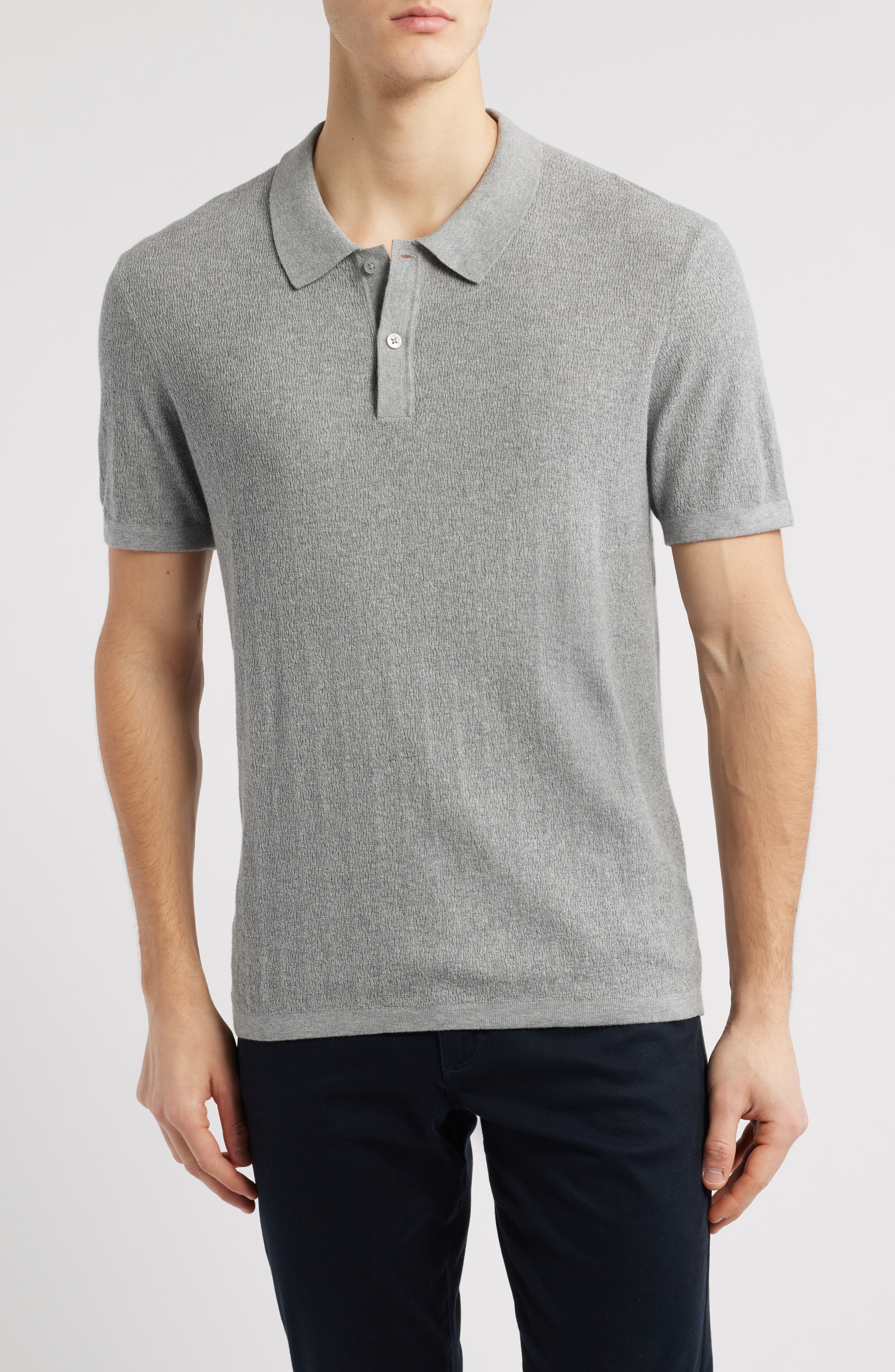 Robert Barakett Neo Short Sleeve Polo Sweater