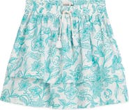 Scotch & Soda Kids' Floral Tiered Skirt