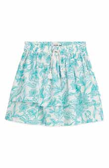 Kids' Floral Tiered Skirt