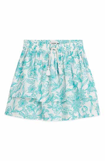Kids' Floral Tiered Skirt